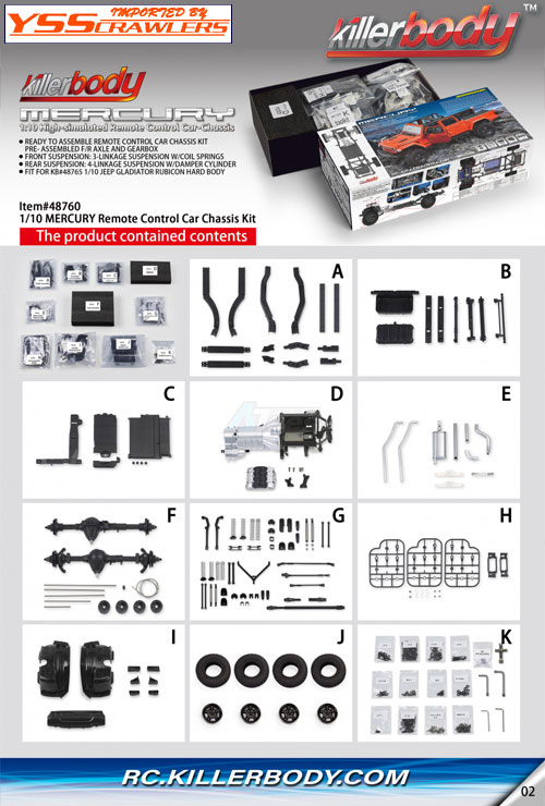 Killerbody Mdercury chassis