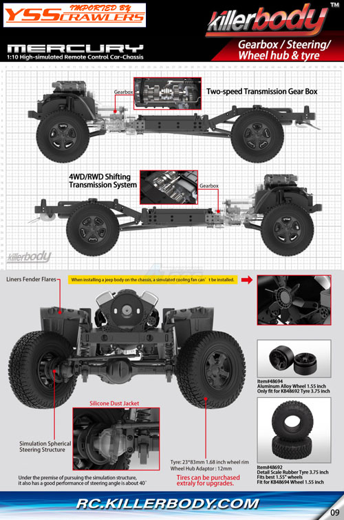 Killerbody Mdercury chassis