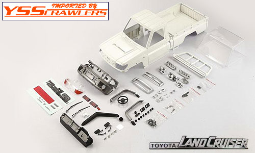 ATees 1/10 Toyota Land Cruiser LC70 Hard Body Set DIY Version