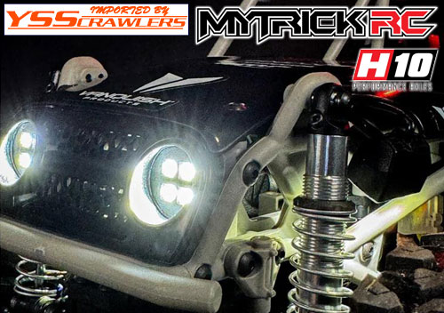 MyTrickRC Vanquish H10 Optic High Brightness Quad-LED Headlights Set