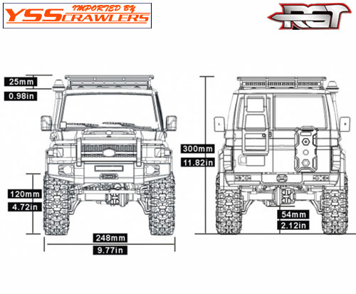 RGT LC76 4WD Crawler RTR