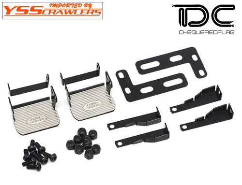 YSS TDC Metal Stain Steel Side Pedal For TRX-4 Defender